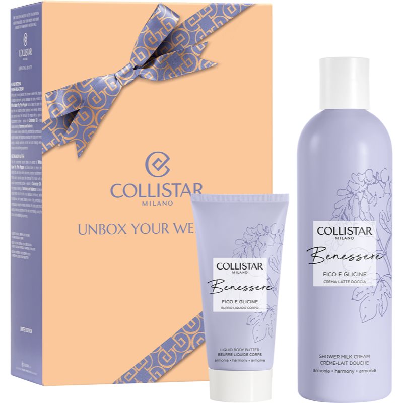 Collistar Benessere Fig and Wisteria Gift Set zestaw upominkowy perfumowany
