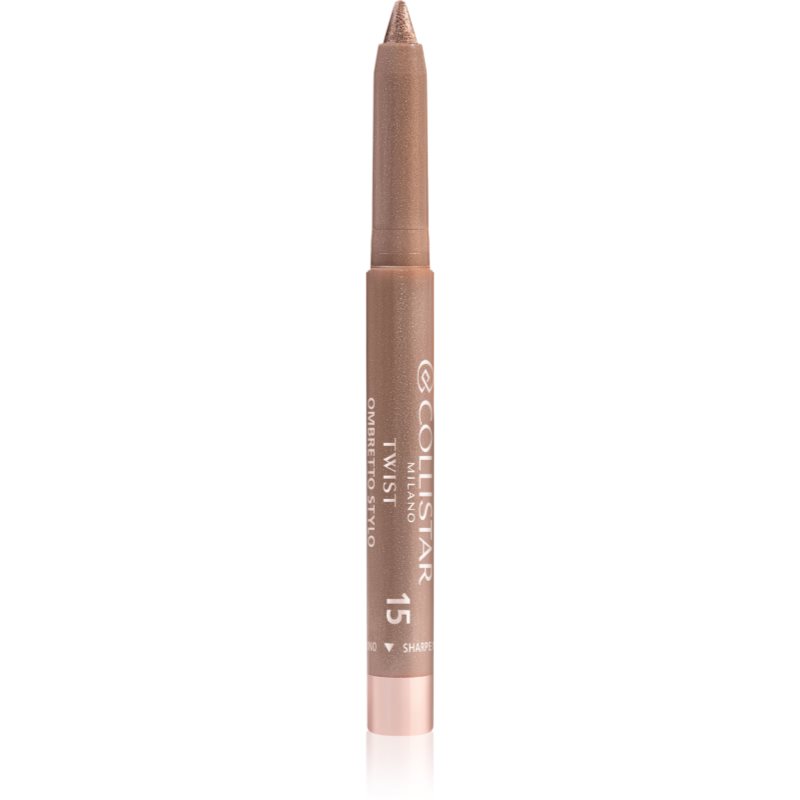 Collistar Twist Stylo dlhotrvajúce očné tiene v ceruzke vodeodolné odtieň 15 - Bronze Spark 1.4 g