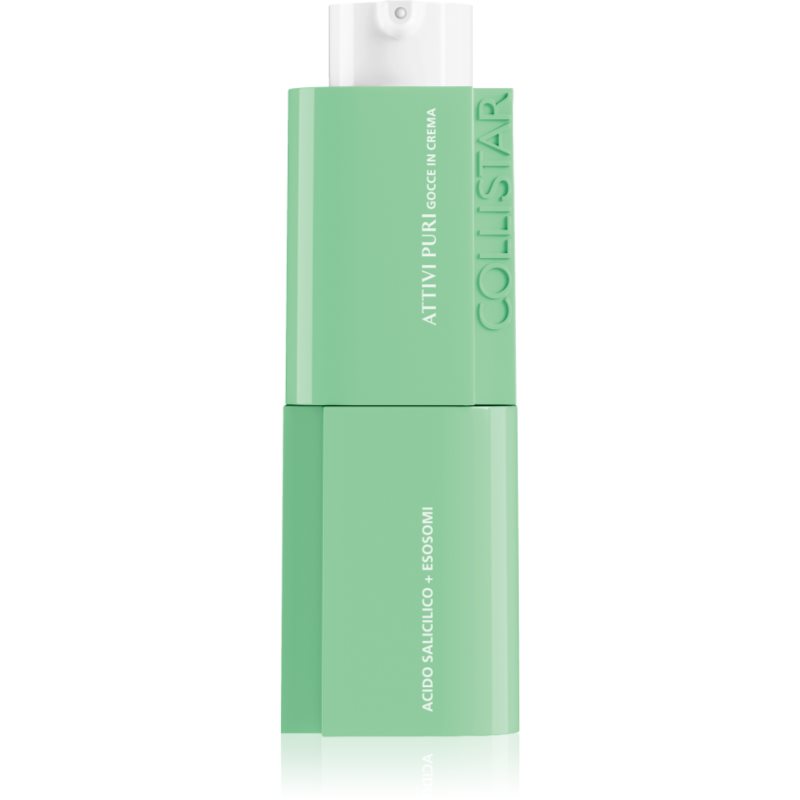 Collistar Attivi Puri Drops in Cream Salicylic Acid + Exosomes sérum activo para una piel limpia y sana 30 ml