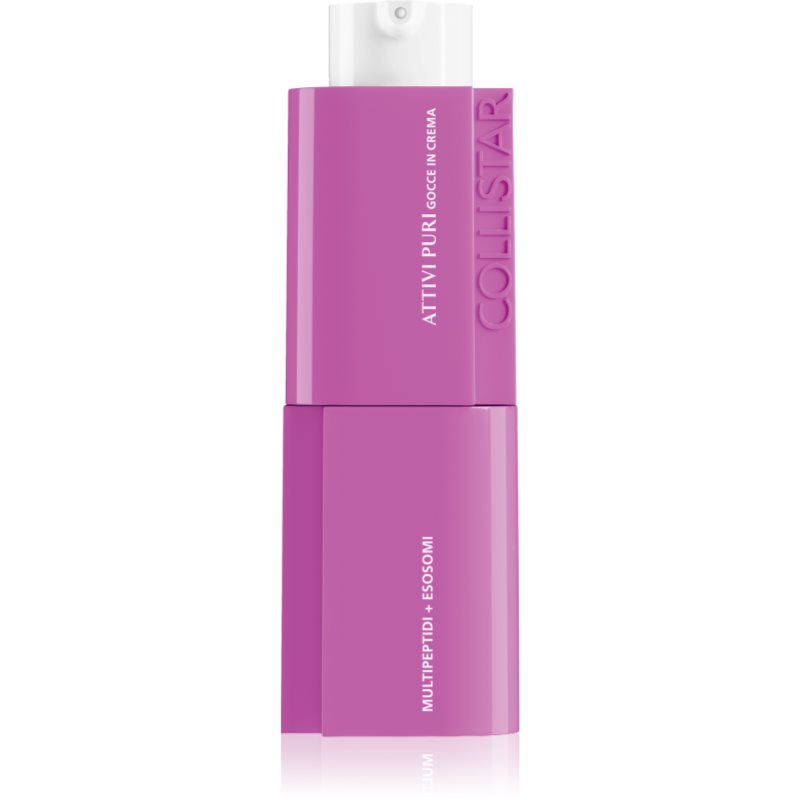 Collistar Attivi Puri Drops in Cream Multipeptides   Exosomes изглаждаща грижа за коригиране на бръчки 30 мл.