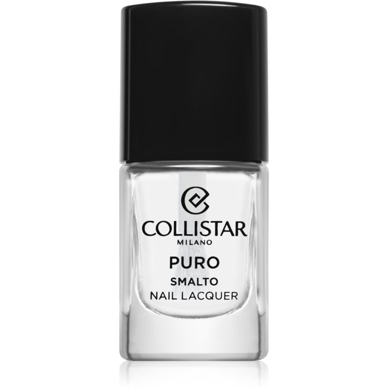 Collistar Puro Long-Lasting Nail Lacquer високостійкий лак для нігтів відтінок 301 Cristallo Puro 10 мл