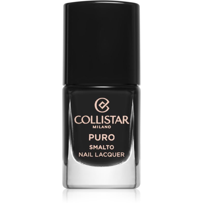 Collistar Puro Long-Lasting Nail Lacquer long-lasting nail polish shade 313 Nero Intenso 10 ml
