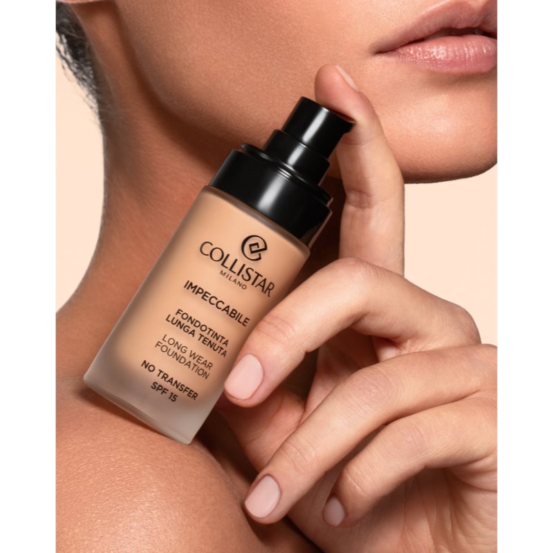 Collistar Impeccabile Long Wear Foundation dlouhotrvající make-up SPF 15 1R Rosy Avory 30 ml (obrázek 4)