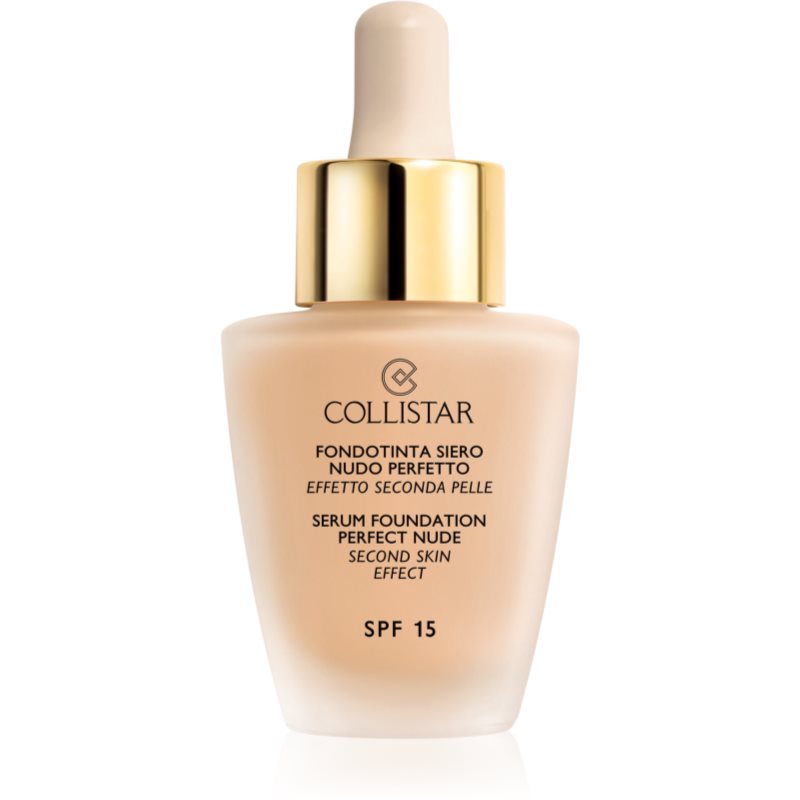 Collistar Serum Foundation Perfect Nude Brightening Foundation For A Natural Look SPF 15 Shade 2 Beige 30 Ml