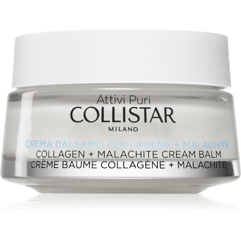 Collistar Attivi Puri Collagen Malachite Cream Balm senėjimą lėtinantis drėkinamasis kremas su kolagenu