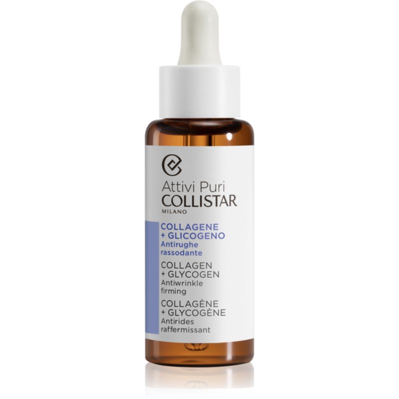E-shop Collistar Attivi Puri Collagen+Glycogen Antiwrinkle Firming pleťové sérum redukující projevy stárnutí s kolagenem 50 ml