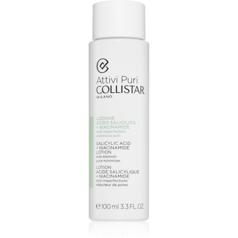 Collistar Attivi Puri Salicylic Acid + Niacinamide Hauttoner und -emulsion zur Reduzierung der Poren 100 ml