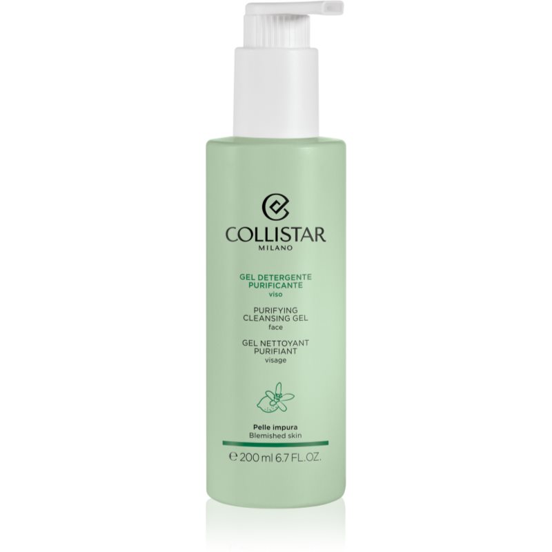 Collistar Cleansers Purifying Cleansing Gel Gentle Cleansing Gel For Skin Prone To Irritation 200 Ml
