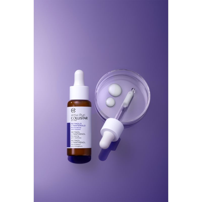 Collistar Attivi Puri® Retinol + Panthenol Anti-wrinkle Retinol Serum With Panthenol 30 Ml