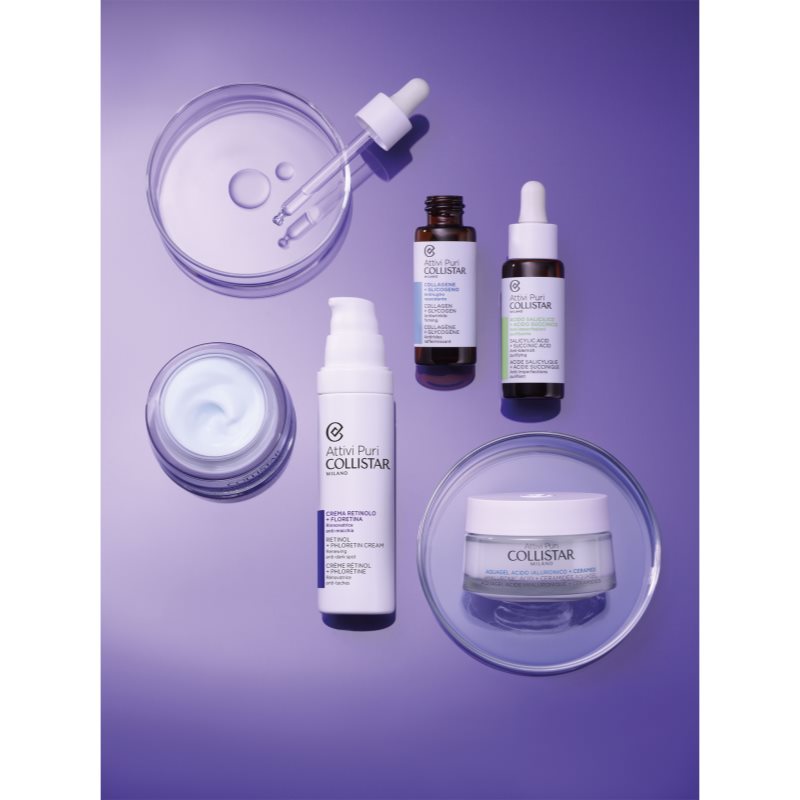 Collistar Attivi Puri® Retinol + Phloretin активний нічний крем для редукції пігментних плям з ретинолом 50 мл