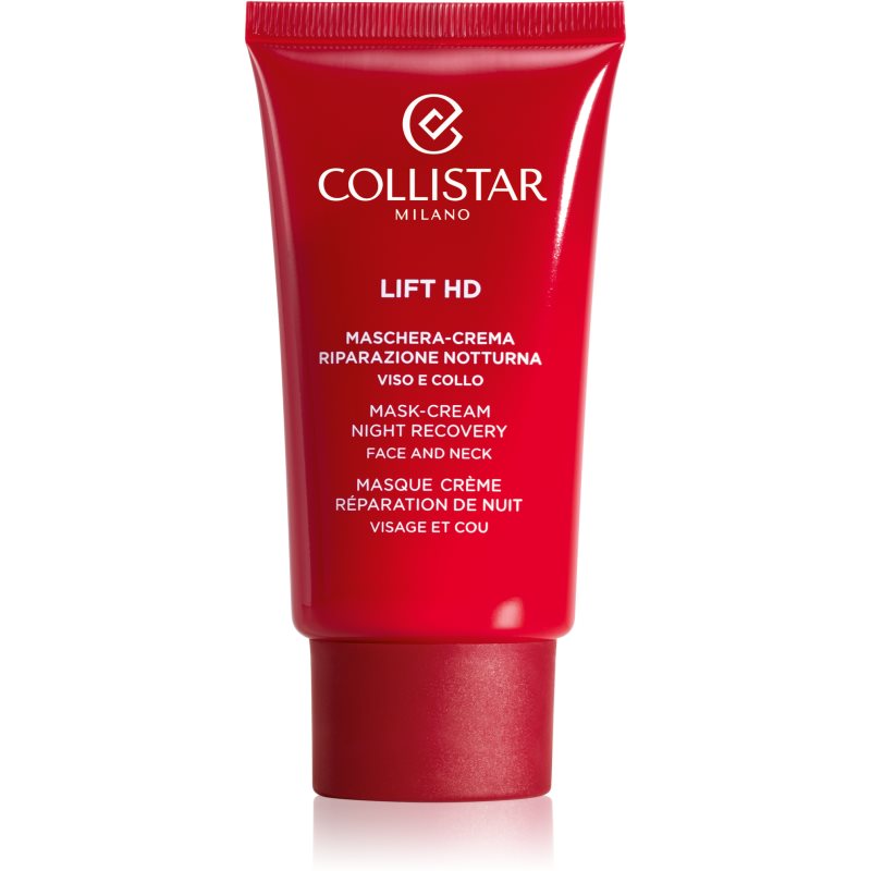 Collistar Lift HD Mask-Cream Night Recovery regenerierende Nachtpflege Creme zur Wiederherstellung der Festigkeit der Haut 75 ml