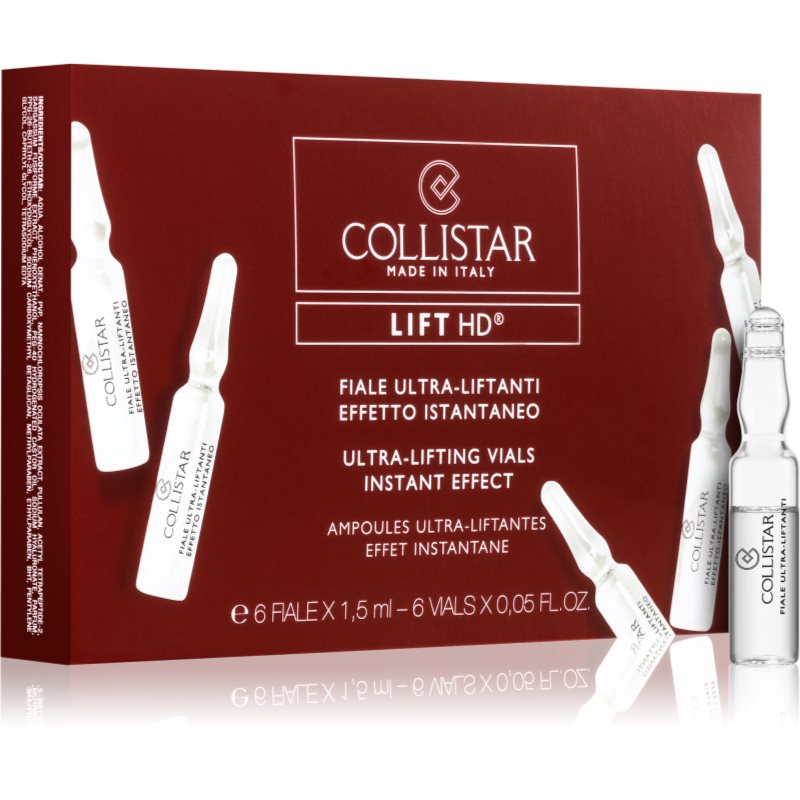 Collistar Lift HD Ultra-Lifting Vials Instant Effect lifting facial serum 6 x 1.5 ml
