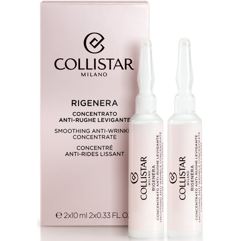 Collistar rigenera smoothing anti-wrinkle concentrate intenzív ránctalanító ápolás 2x10 ml
