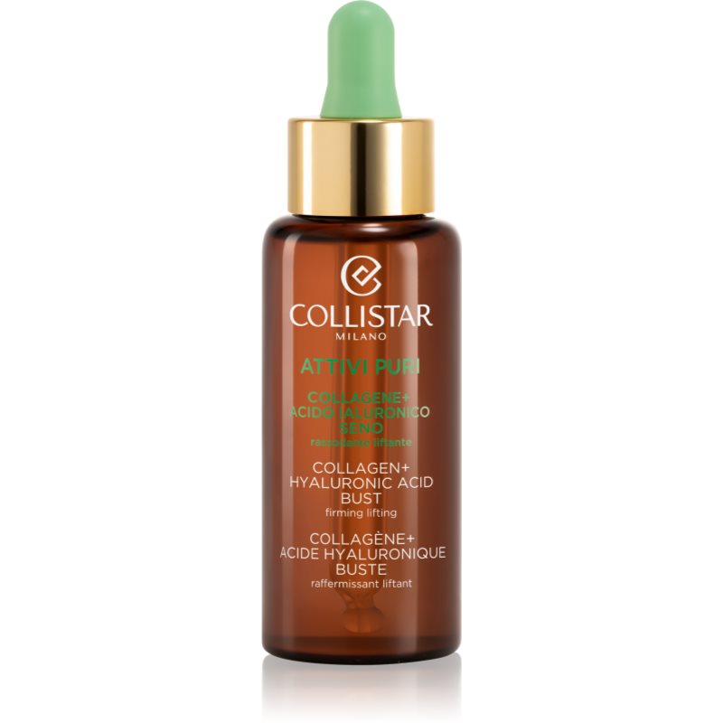 

Collistar Attivi Puri Collagen+Hyaluronic Acid Bust зміцнююча сироватка для зони декольте і бюсту з колагеном