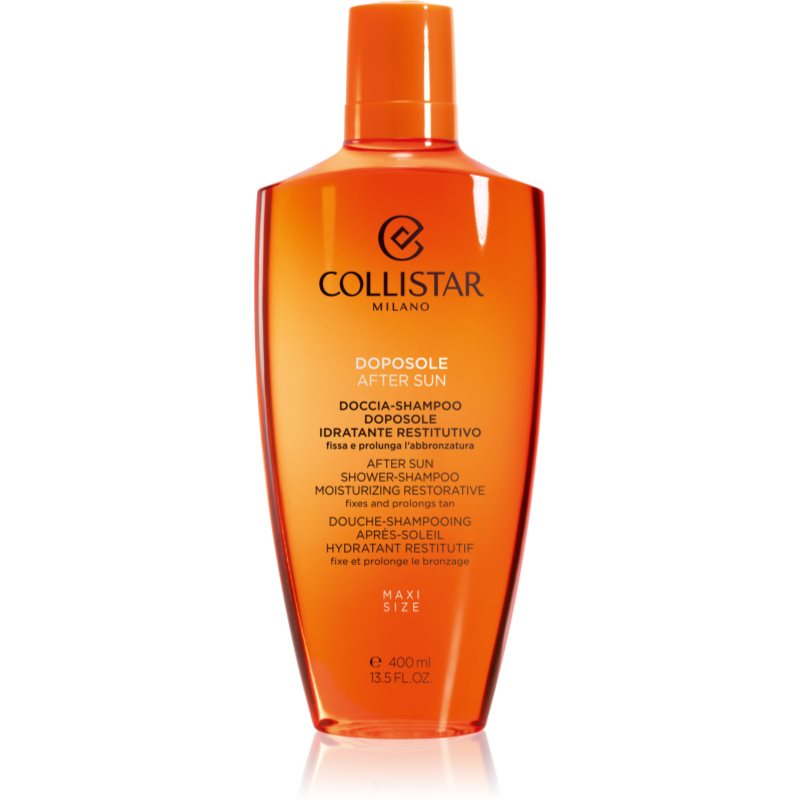 Collistar Special Perfect Tan After Shower-Shampoo Moisturizing Restorative sprchový gél po opaľovaní na telo a vlasy 400 ml