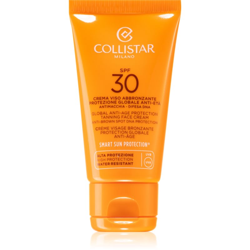 

Collistar Special Perfect Tan Global Anti-Age Protection Tanning Face Cream крем для засмаги проти старіння шкіри SPF 30