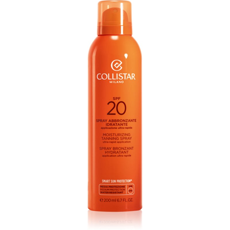 Collistar Special Perfect Tan Moisturizing Tanning Spray opalovací sprej SPF 20 200 ml