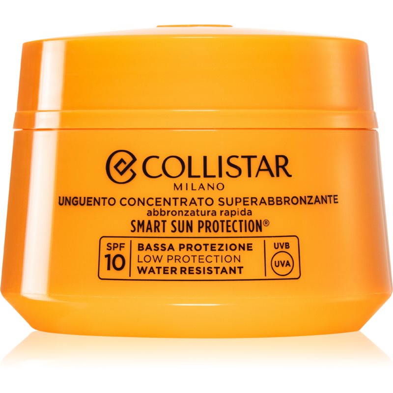Collistar Smart Sun Protection Supertanning Concentrate Unguent SPF 10 Concentrated Unguent For Sunbathing SPF 10 150 Ml