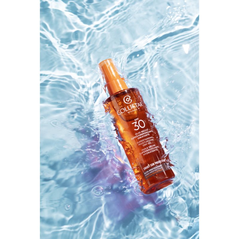Collistar Smart Sun Protection Supertanning Moisturizing Dry Oil SPF 30 Huile Sèche Solaire Protectrice SPF 30 200 Ml