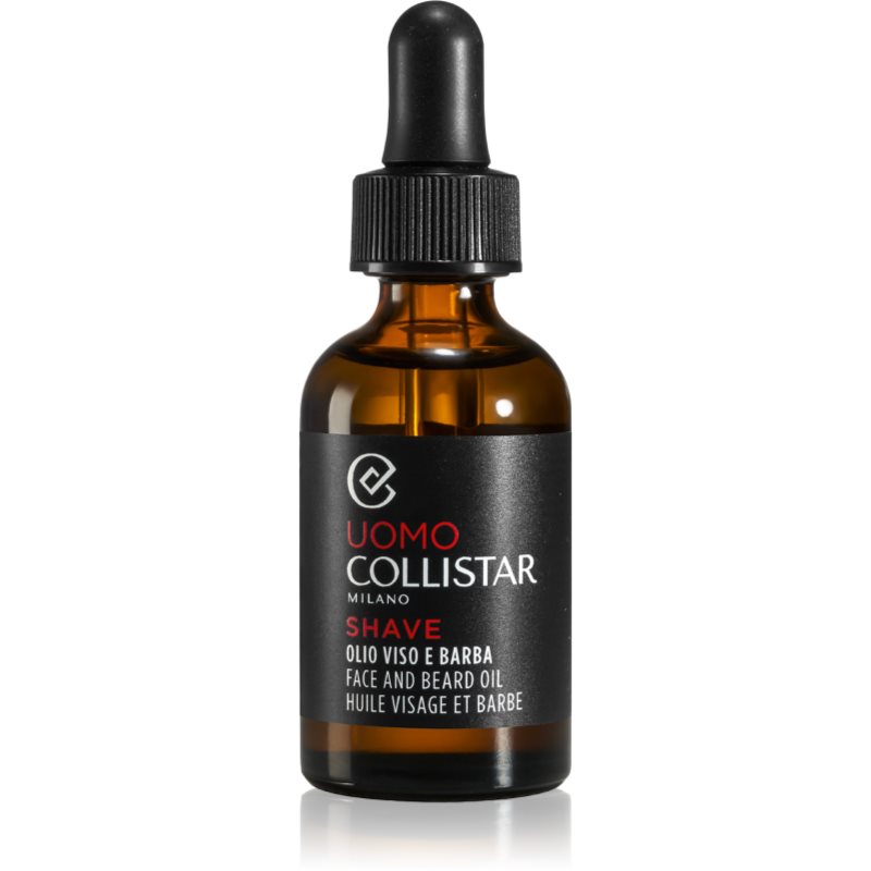 Collistar Man Face and Beard Oil tápláló olaj az arcra és a szakállra 30 ml