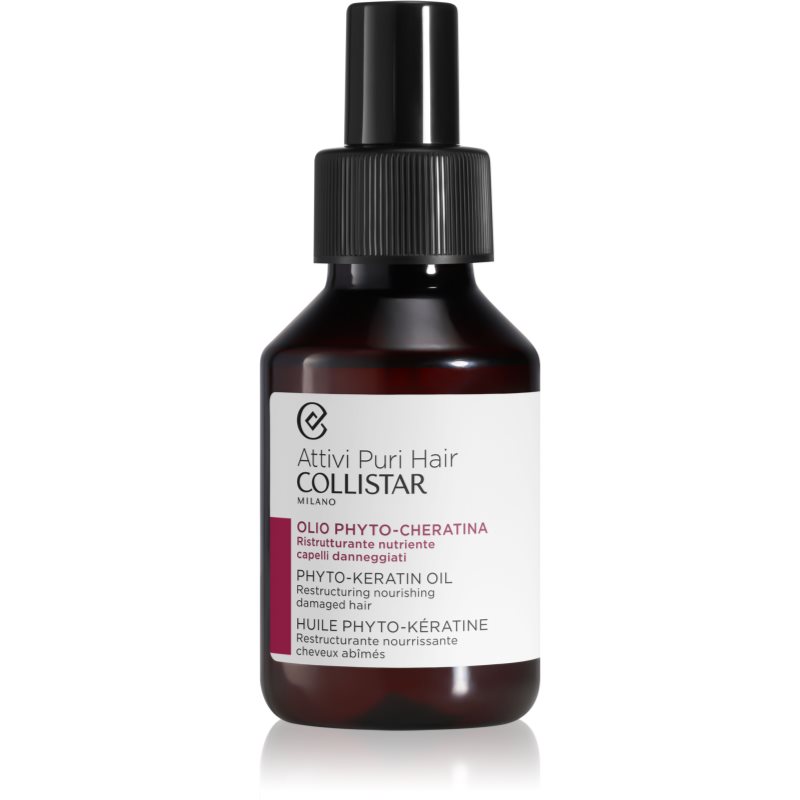 Collistar Hair Phyto-Keratin Oil Restructuring Nourishing відновлююча олійка для волосся з кератином 100 мл