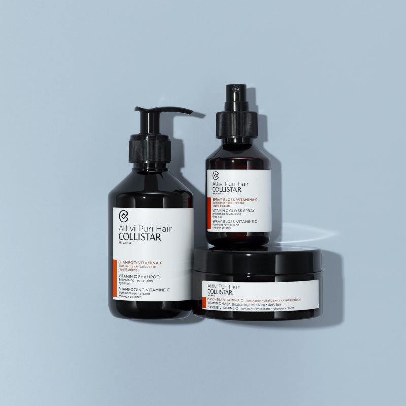 Collistar Hair Vitamin C Shampoo Brightening Revitalizing Shampoing à La Vitamine C 250 Ml