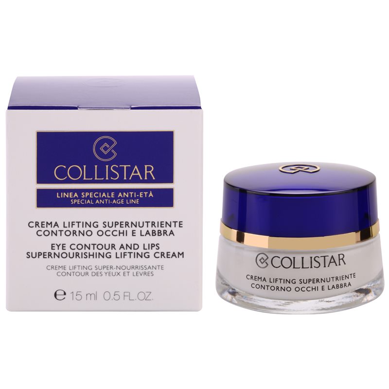 

Collistar Special Anti-Age поживний крем-ліфтінг для шкіри очей та губ