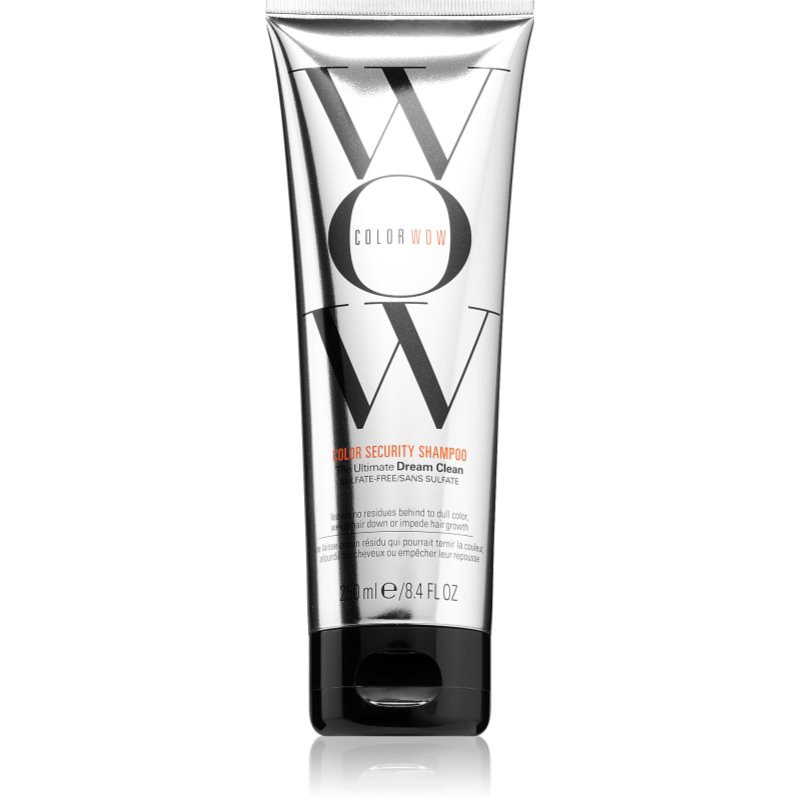 Color WOW Color Security Shampoo champú sin sulfatos para cabello químicamente tratado 250 ml