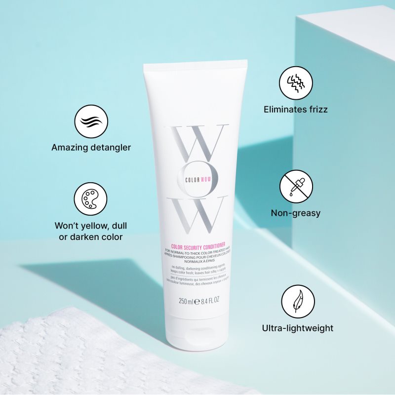 Color WOW Color Security Conditioner Après-shampoing Pour Cheveux épais Et Colorés 250 Ml