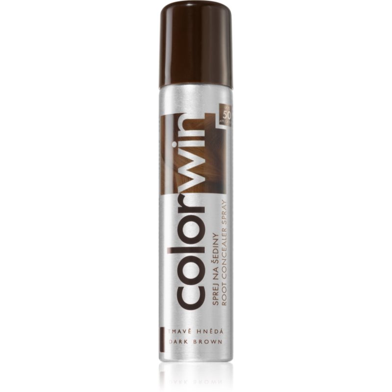 Colorwin Hair spray a lenövések azonnali elfedéséhez árnyalat Dark Brown 75 ml