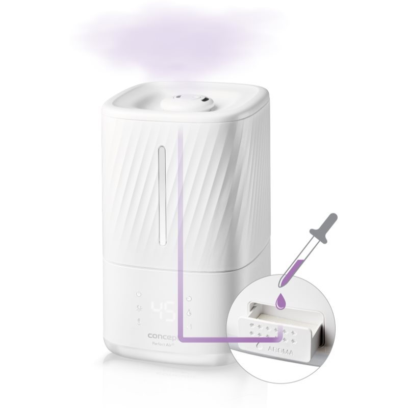 Concept ZV2010 Perfect Air 2v1 Ultrasonic Aroma Diffuser And Air Humidifier + Air Purifier 1 Pc