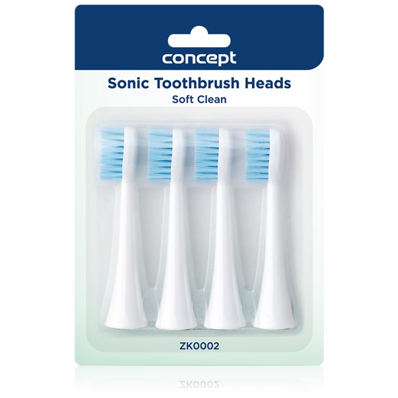 Concept Perfect Smile Soft Clean náhradní hlavice pro zubní kartáček for ZK4000, ZK4010, ZK4030, ZK4040 4 ks