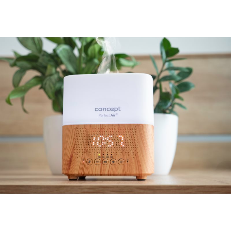 Concept DF2010 Perfect Air Light Wood Aroma Diffuser Bluetooth Player And Alarm 1 Pc