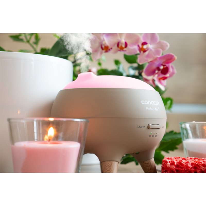 Concept DF1012 Perfect Air Cappuccino Ultrasonic Aroma Diffuser And Air Humidifier With Timer 1 Pc