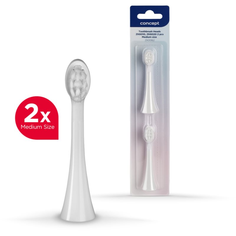Concept Kido Smile ZK0062 Ersatzkopf für Zahnbürste Medium for ZK6010, ZK6020 2 St.