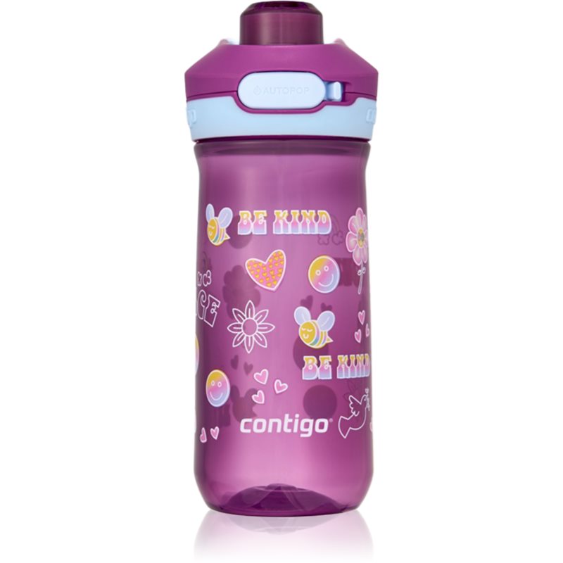 Contigo Jessie Wasserflasche für Kinder Grape Retro 420 ml