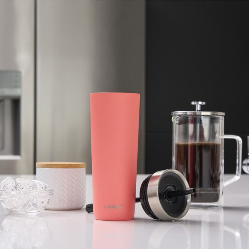 Contigo Luxe Spillproof Tumbler termohrnek barva Coral 720 ml (obrázek 3)