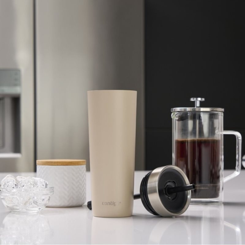 Contigo Luxe Spillproof Tumbler termohrnek barva Light Brown 720 ml (obrázek 3)