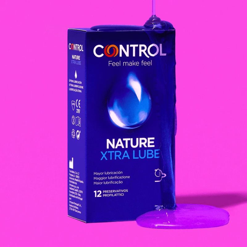Control Nature XTRA Lube Préservatifs 12 Pcs