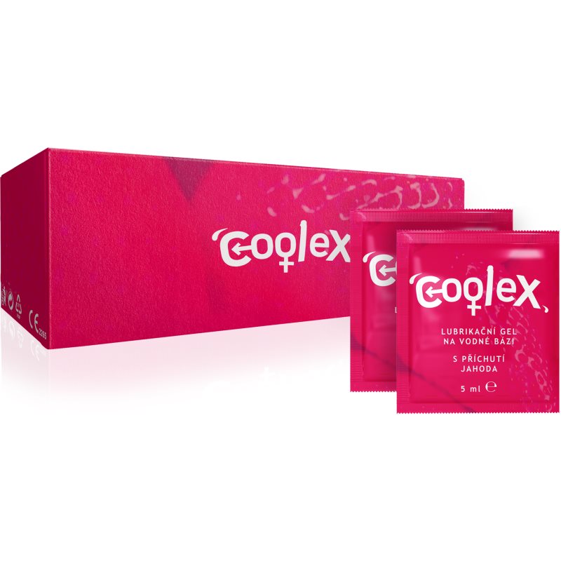Coolex Strawberry Gleitgel auf Wasserbasis 20x5 ml