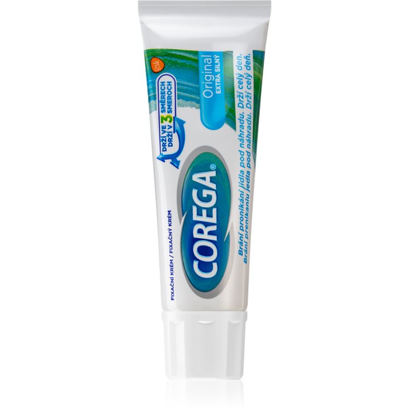 Corega Original Extra Strong крем для фіксації зубних протезів екстра сильної фіксації 40 гр
