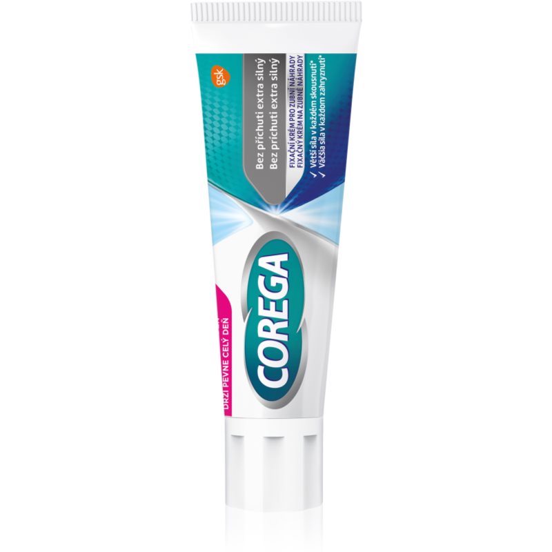 Corega Extra Strong No Flavour крем для фіксації зубних протезів 40 гр