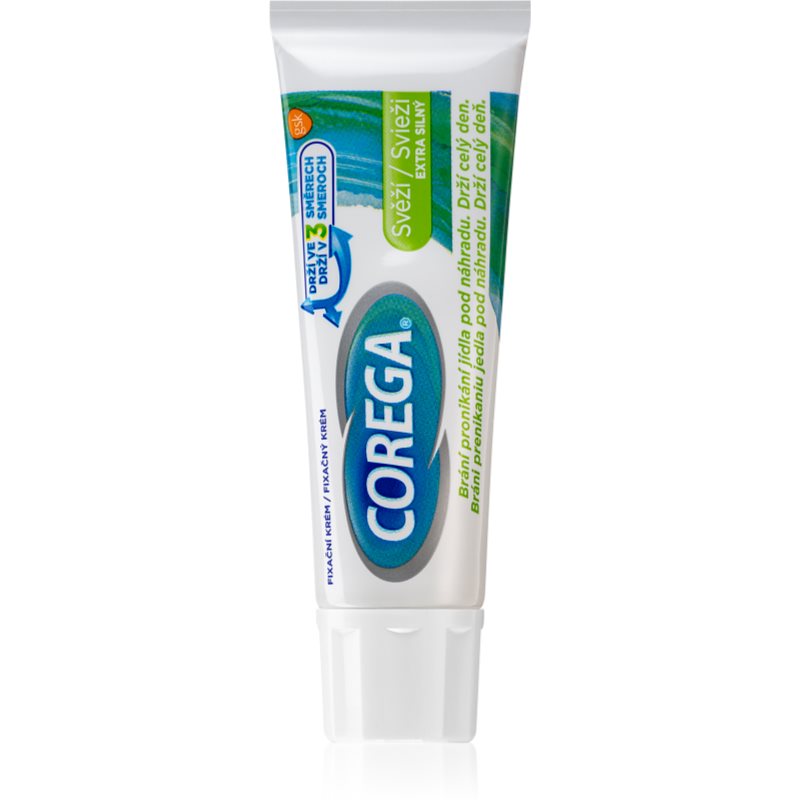 Corega Fresh Extra Strong лепило крем за зъбни протези с екстра силна фиксация 40 гр.