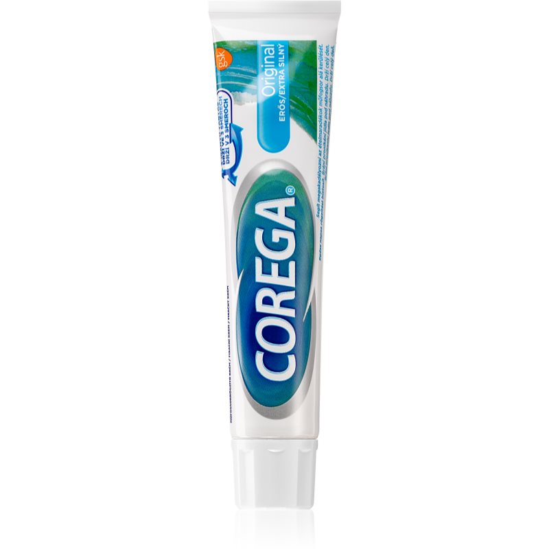 Corega Original Extra Strong крем для фіксації зубних протезів екстра сильної фіксації 70 гр
