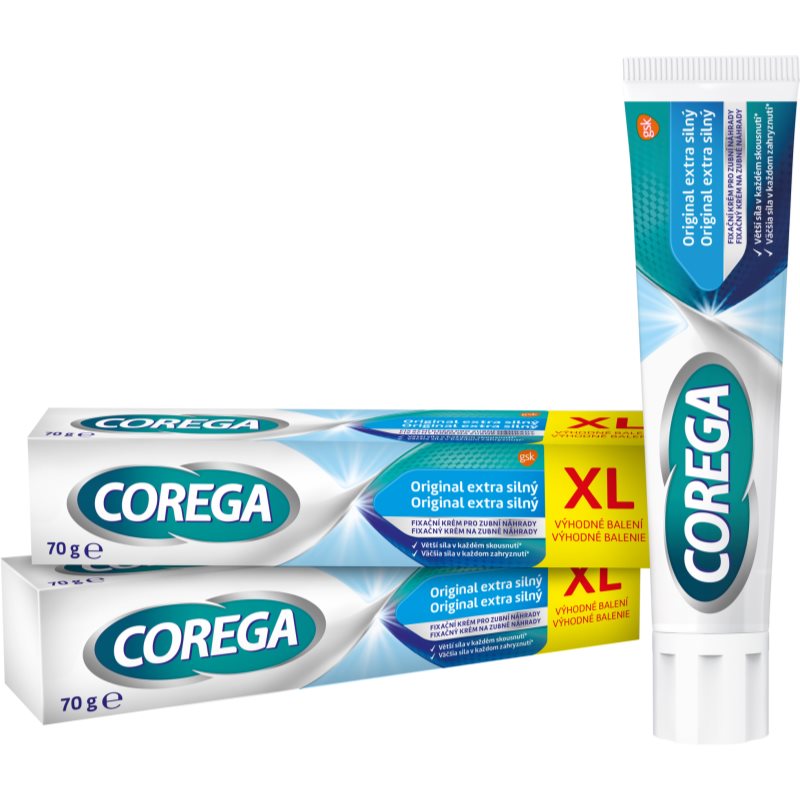 Corega Original Extra Strong Gel Fixant 2x70 G