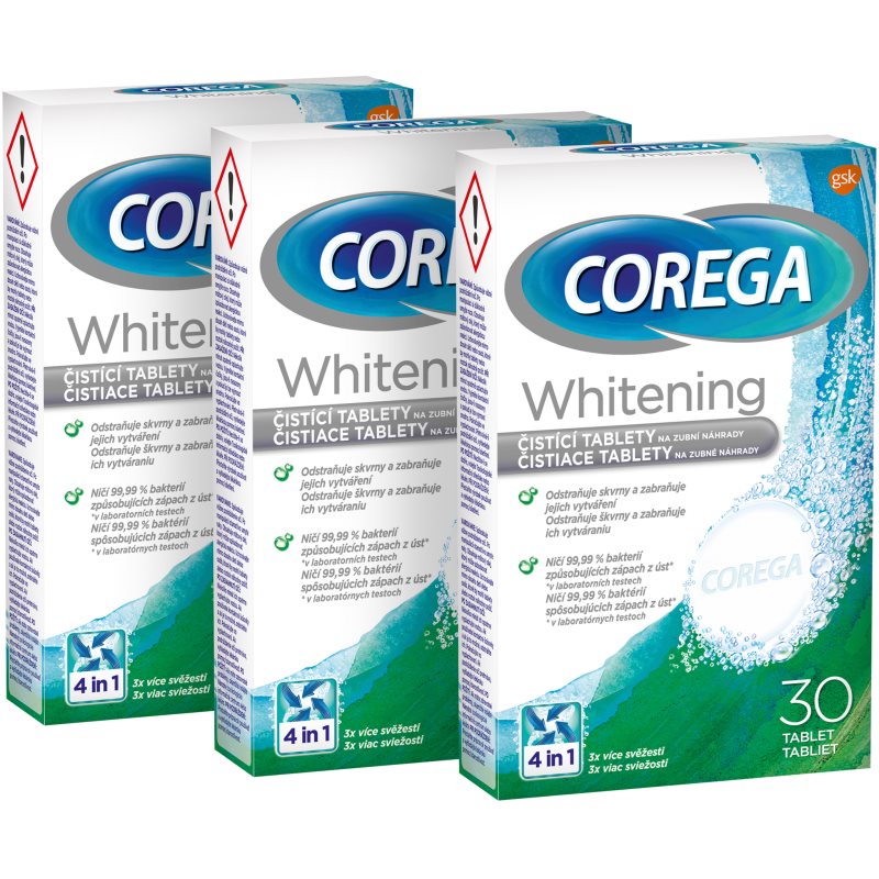 

Corega Tabs Antibacterial таблетки для відбілювання
