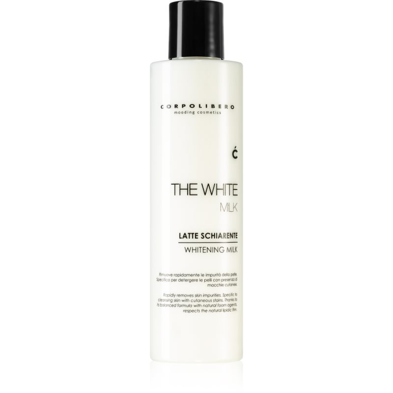

Corpolibero The White Milk очищуюче молочко для обличчя проти темних плям
