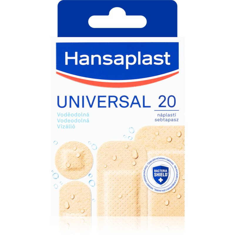 Hansaplast Vodotesné náplasti Univerzálne vodoodolná náplasť 20 ks kúpite na Notino.sk
