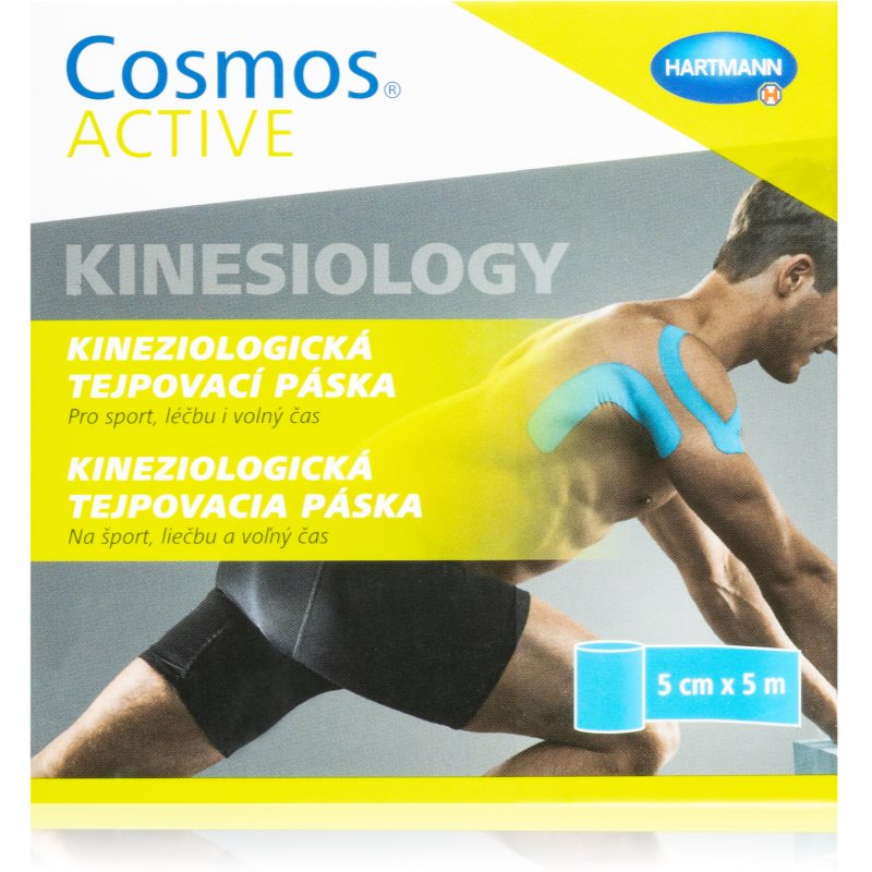 Hartmann Cosmos Active Kinesiology Ruban élastique Muscles Et Articulations Teinte Blue 1 Pcs