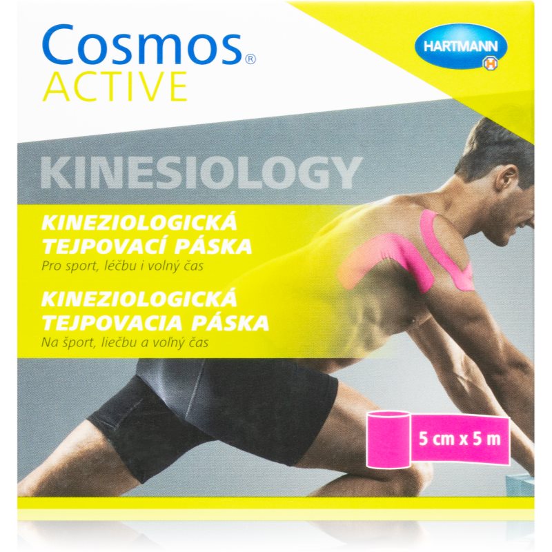 Hartmann Cosmos Active Kinesiology еластична стрічка для суглобів та м'язів відтінок Pink 1 кс